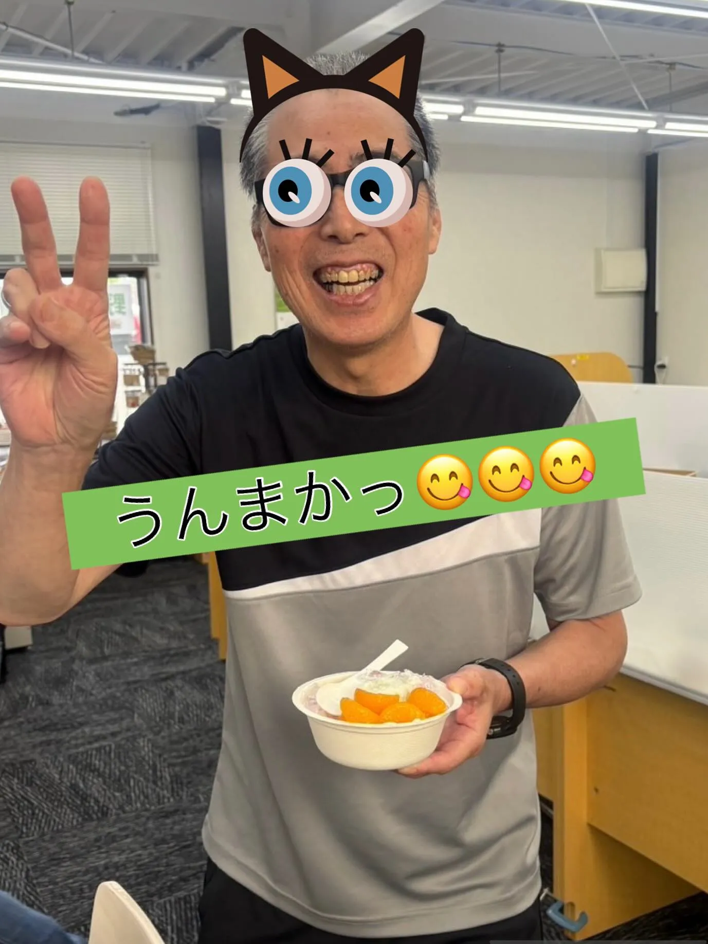 今日は凄く暑かったので、急遽「アンセムナゴヤかき氷祭り」を開...